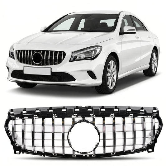 GT Chrom & Schwarz Kühlergrill passend für Mercedes CLA C117 X117 2016-2018