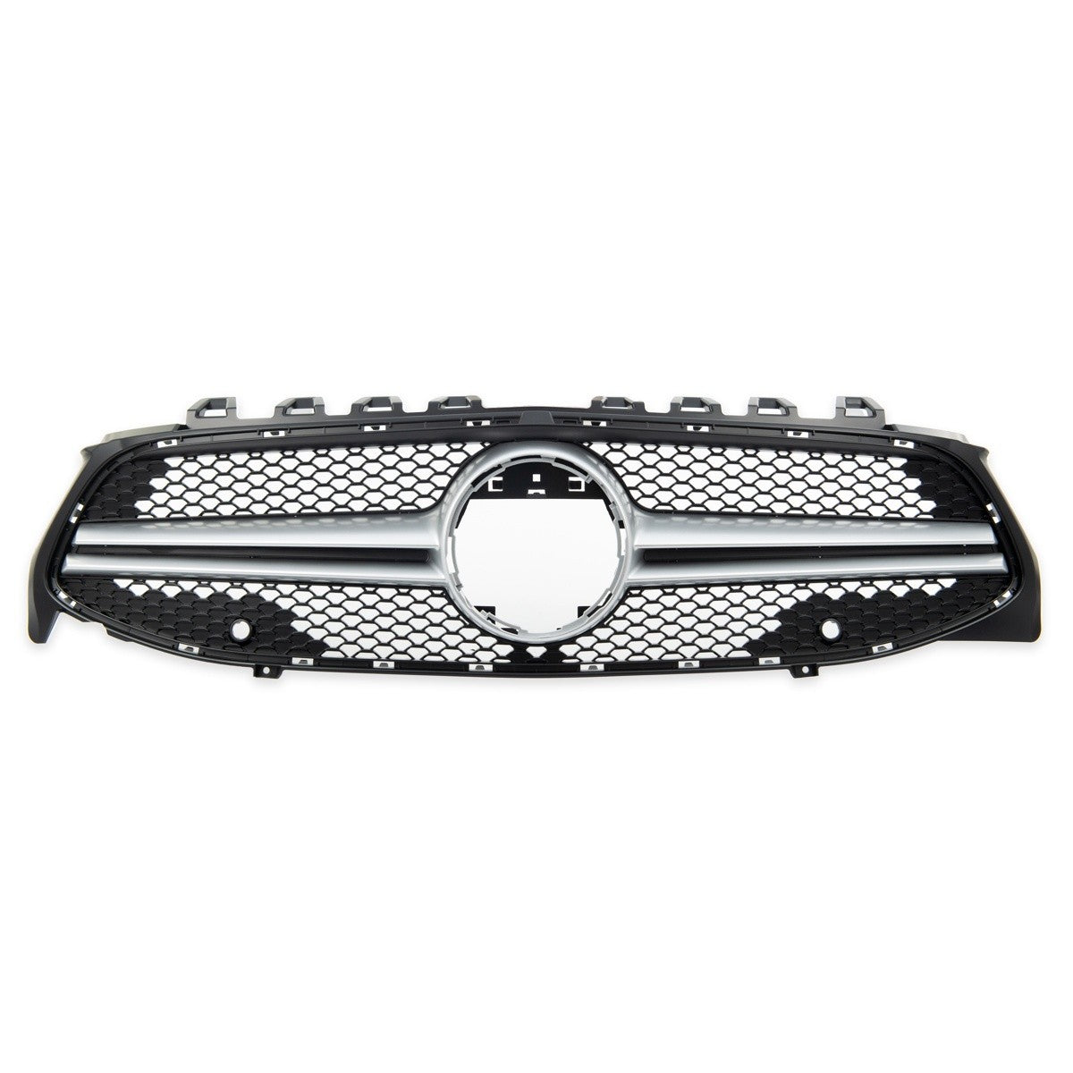 Kühlergrill Silber ohne Kamera passend für Mercedes CLA C118 2019-2023