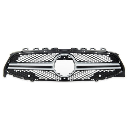 Kühlergrill Silber ohne Kamera passend für Mercedes CLA C118 2019-2023