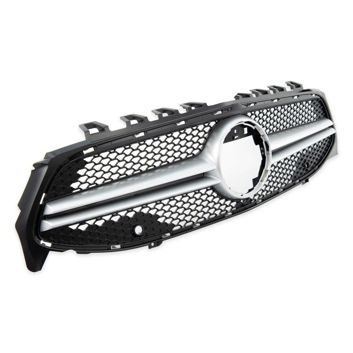 Kühlergrill Silber ohne Kamera passend für Mercedes CLA C118 2019-2023