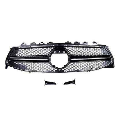 Kühlergrill Schwarz ohne Kamera passend für Mercedes CLA C118 2019-2023