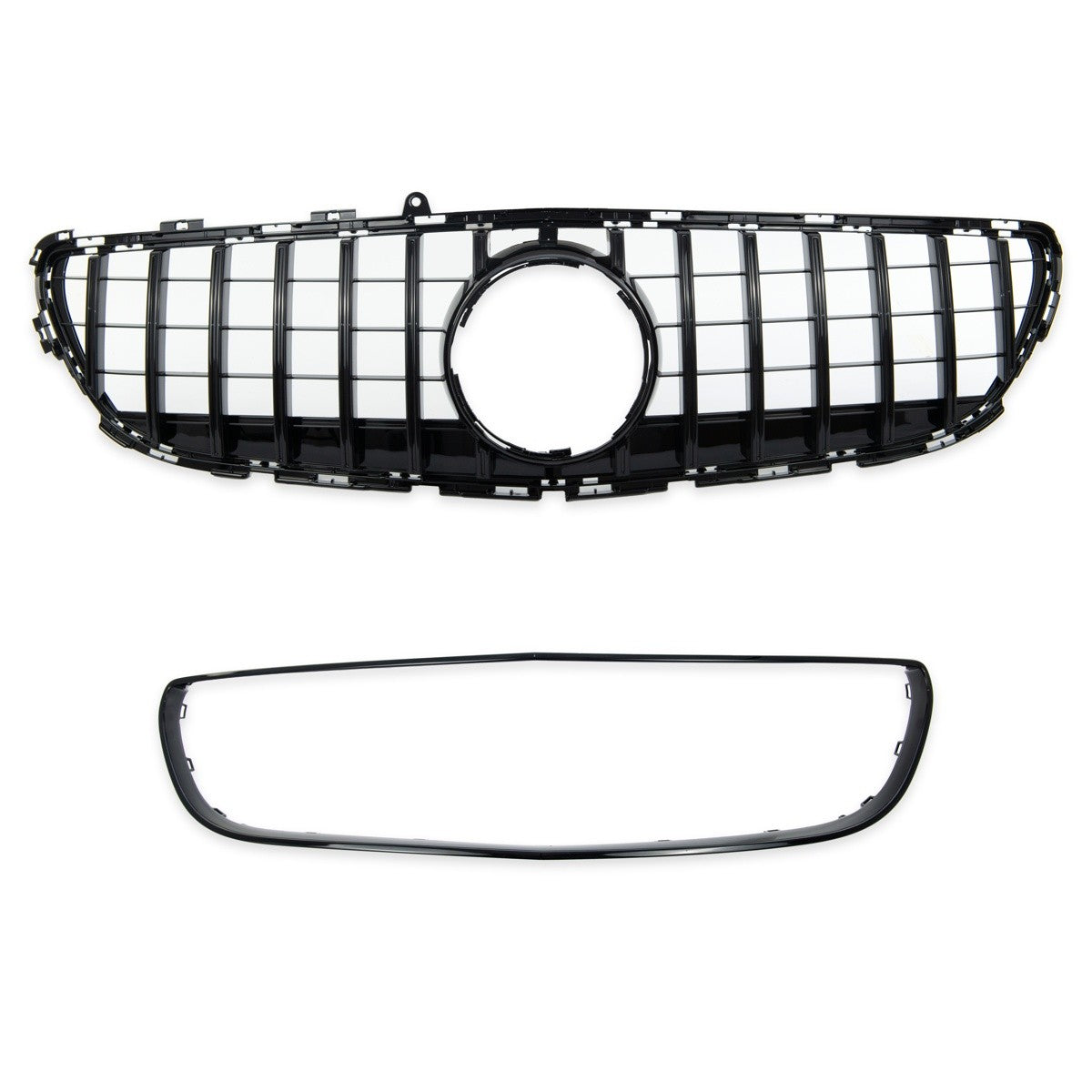 GT Hochglanz schwarzer Kühlergrill passend für Mercedes CLS (C218) 2014-2018