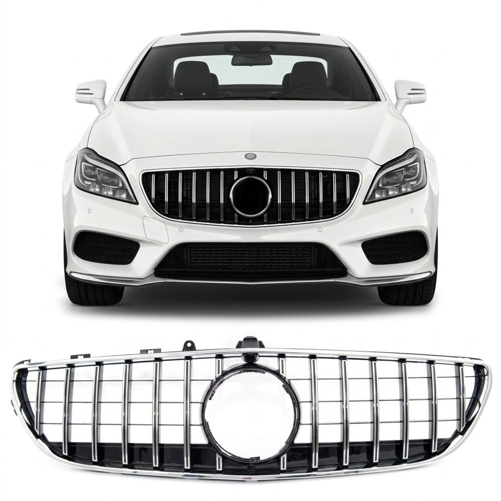 Grill Chrom & Schwarz passend für Mercedes CLS C218 Facelift 2014-2018