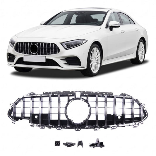 Chrom & Schwarz Frontgrill passend für Mercedes CLS C257 2018-2023