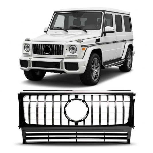 Frontgrill Chrom Panamericana GT passend für Mercedes G-Klasse W463 1990-2018