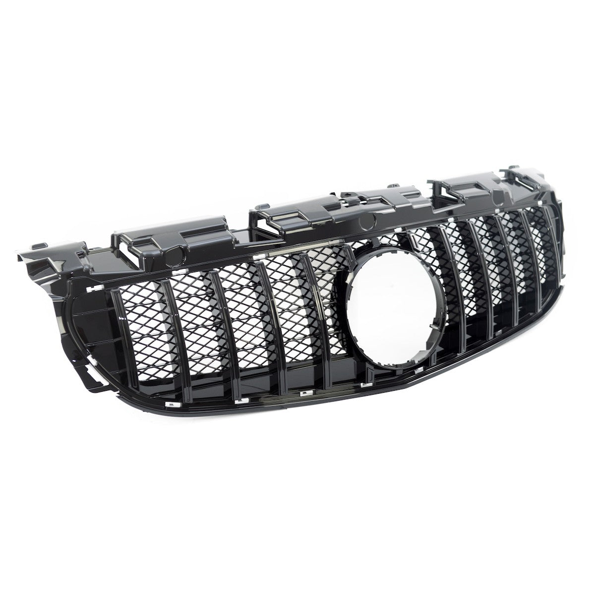 GT Hochglanz Schwarz Kühlergrill passend für Mercedes SLC R172 2016-2021
