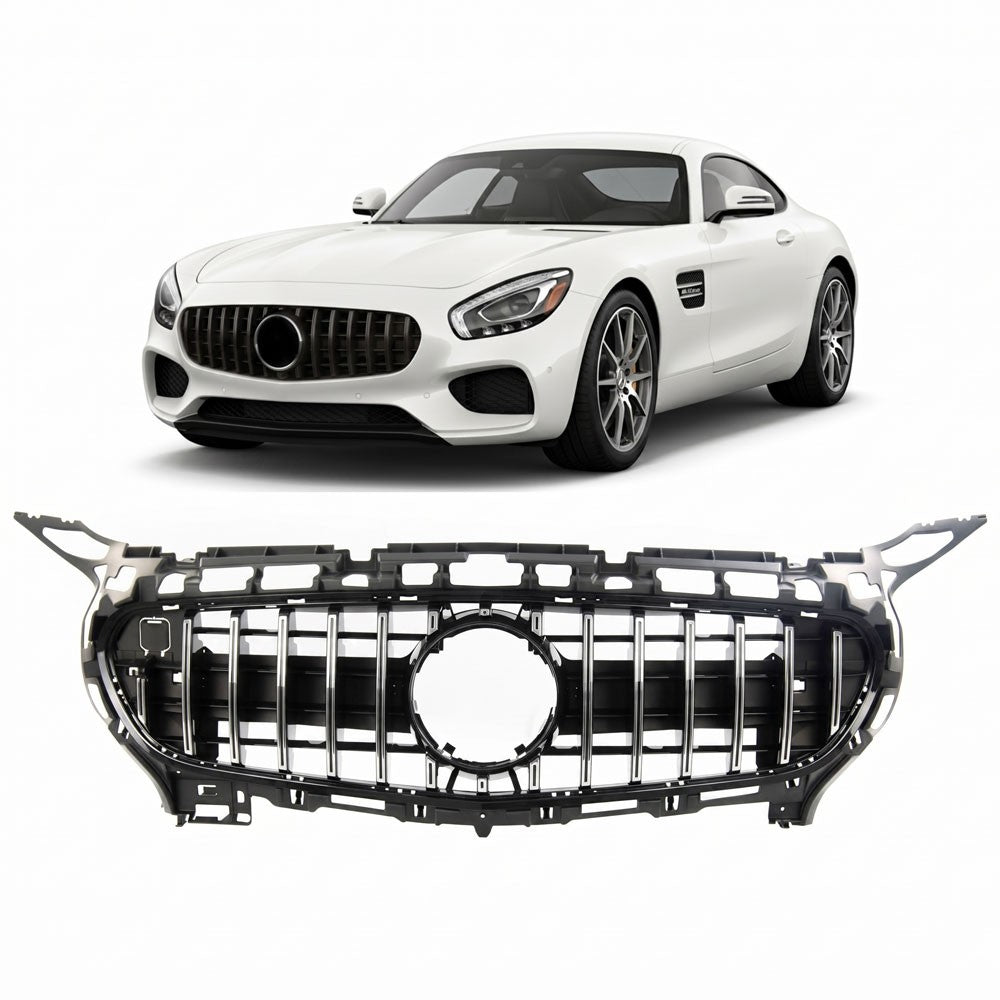 GT Grill Hochglanz Schwarz passend für Mercedes GT (C190) 2015-2017