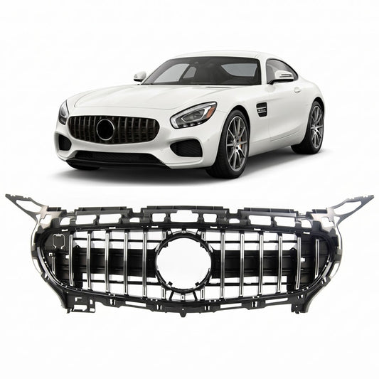 GT Grill Hochglanz Schwarz passend für Mercedes GT (C190) 2015-2017