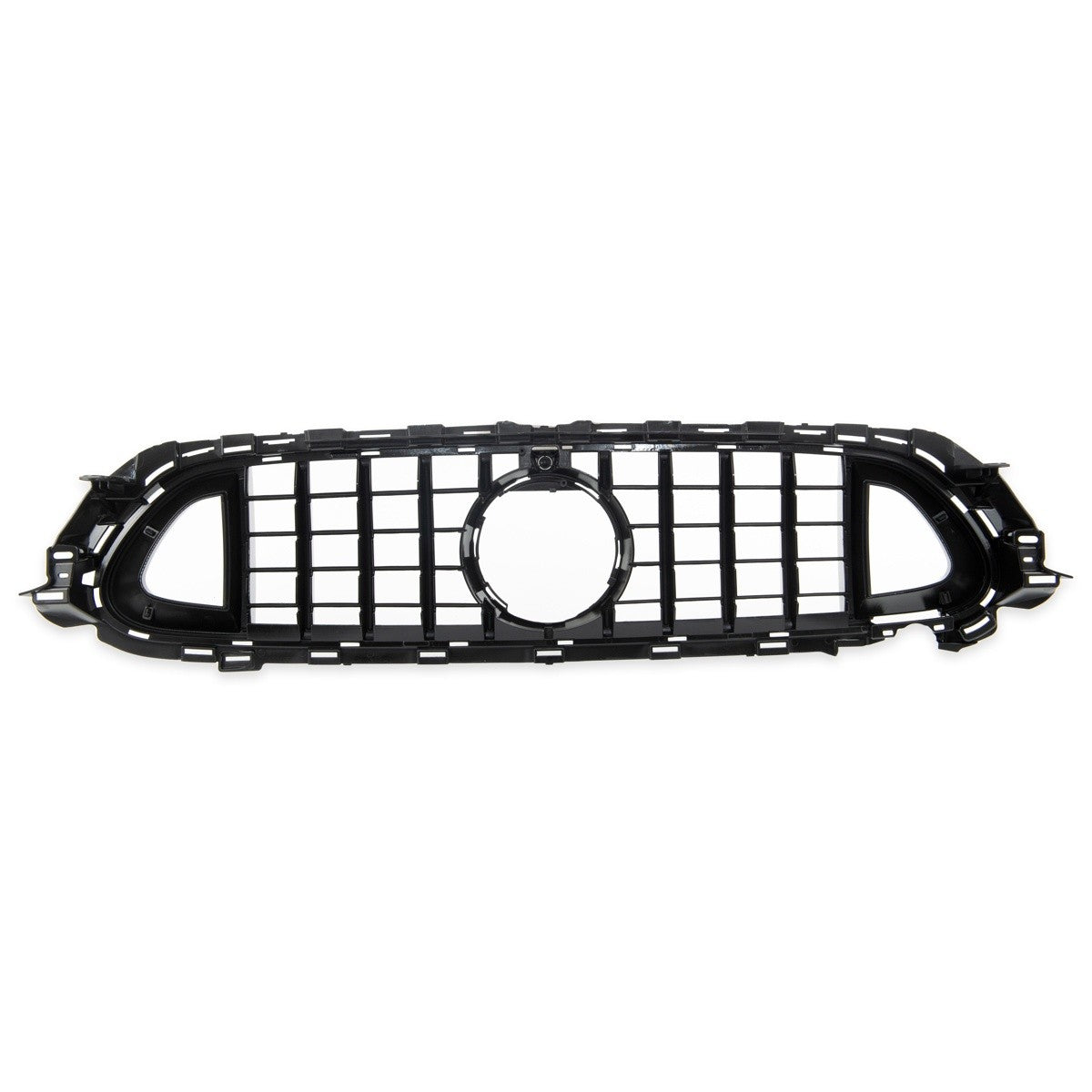 Kühlergrill Carbon-Optik mit rotem Streifen passend für Mercedes E-Klasse W213 2021-2023