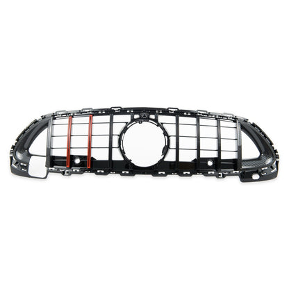 Kühlergrill GT Rot/Carbon-Optik passend für Mercedes C-Klasse W206 2021-heute