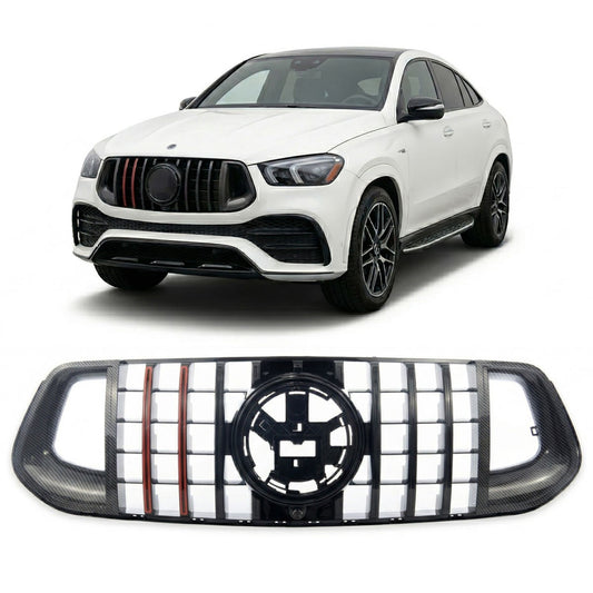 Kühlergrill Carbon-Optik passend für Mercedes GLE V167 C167 2018+