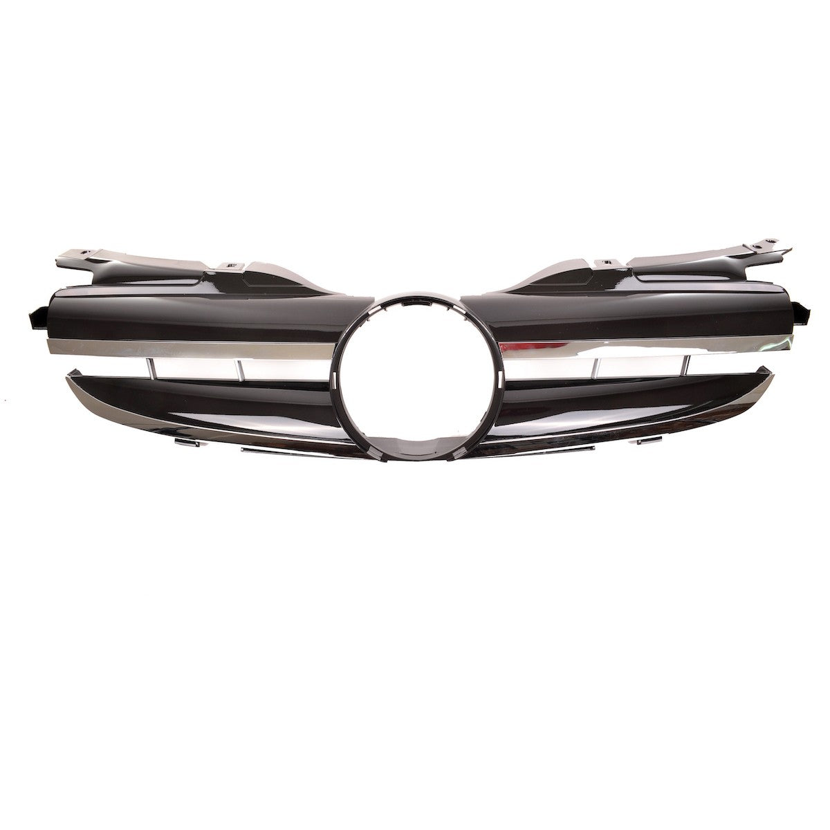 Kühlergrill Hochglanz Schwarz & Chrom passend für Mercedes SLK R170 1996-2004
