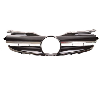 Kühlergrill Hochglanz Schwarz & Chrom passend für Mercedes SLK R170 1996-2004