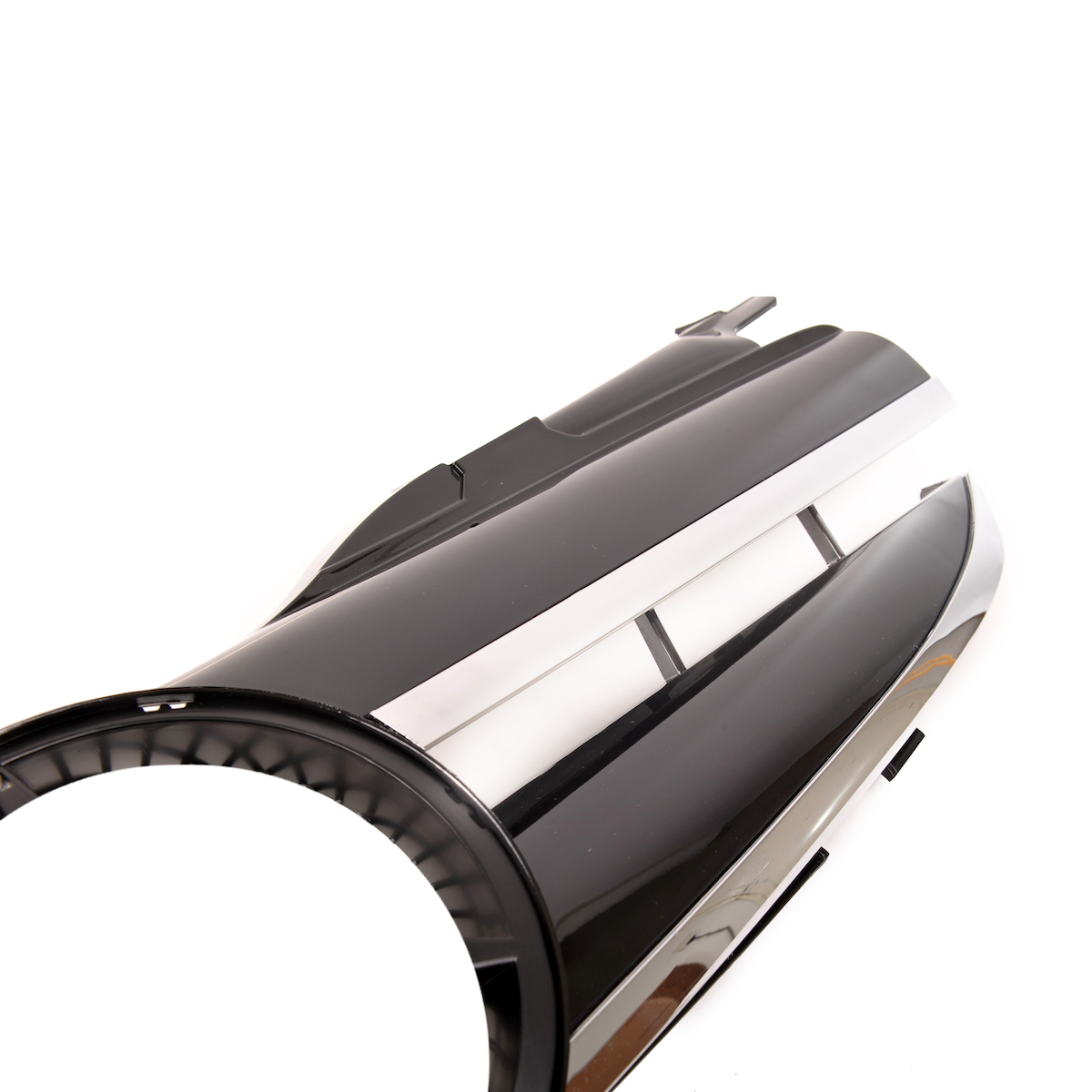 Kühlergrill Hochglanz Schwarz & Chrom passend für Mercedes SLK R170 1996-2004