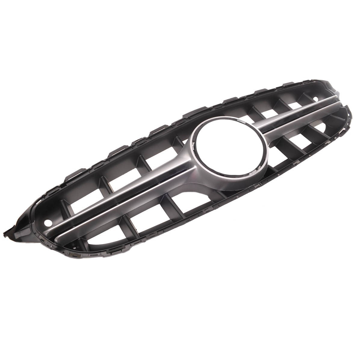 Silber A-Typ Grill passend für Mercedes C-Klasse W205 2014-2018