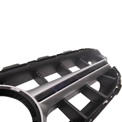 Silber A-Typ Grill passend für Mercedes C-Klasse W205 2014-2018