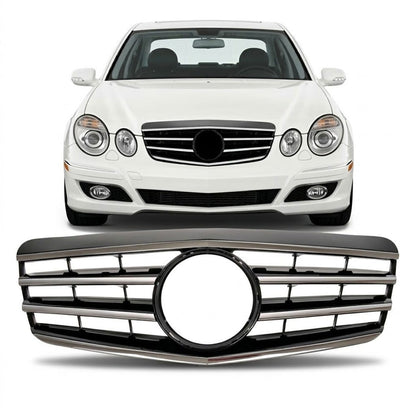 Sportgrill Chrom & Schwarz passend für Mercedes E-Klasse W211 S211 2006-2009