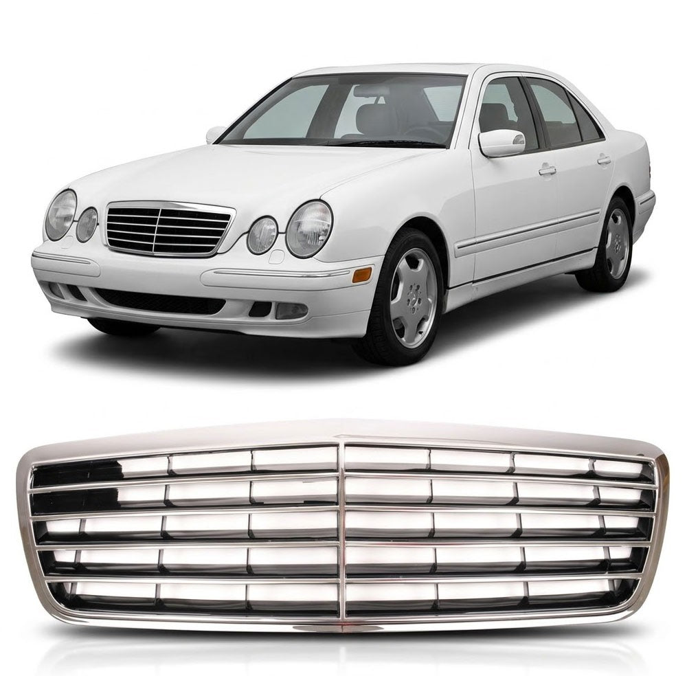 Sportgrill Chrom passend für Mercedes E-Klasse W210 1999-2002