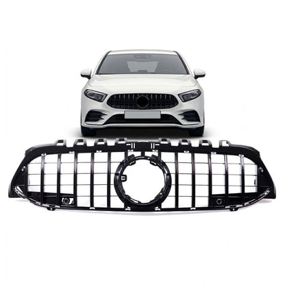 Grill GT Hochglanz Schwarz passend für Mercedes A-Klasse 2018-2023