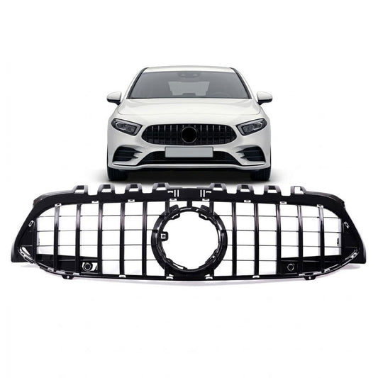Grill GT Hochglanz Schwarz passend für Mercedes A-Klasse 2018-2023