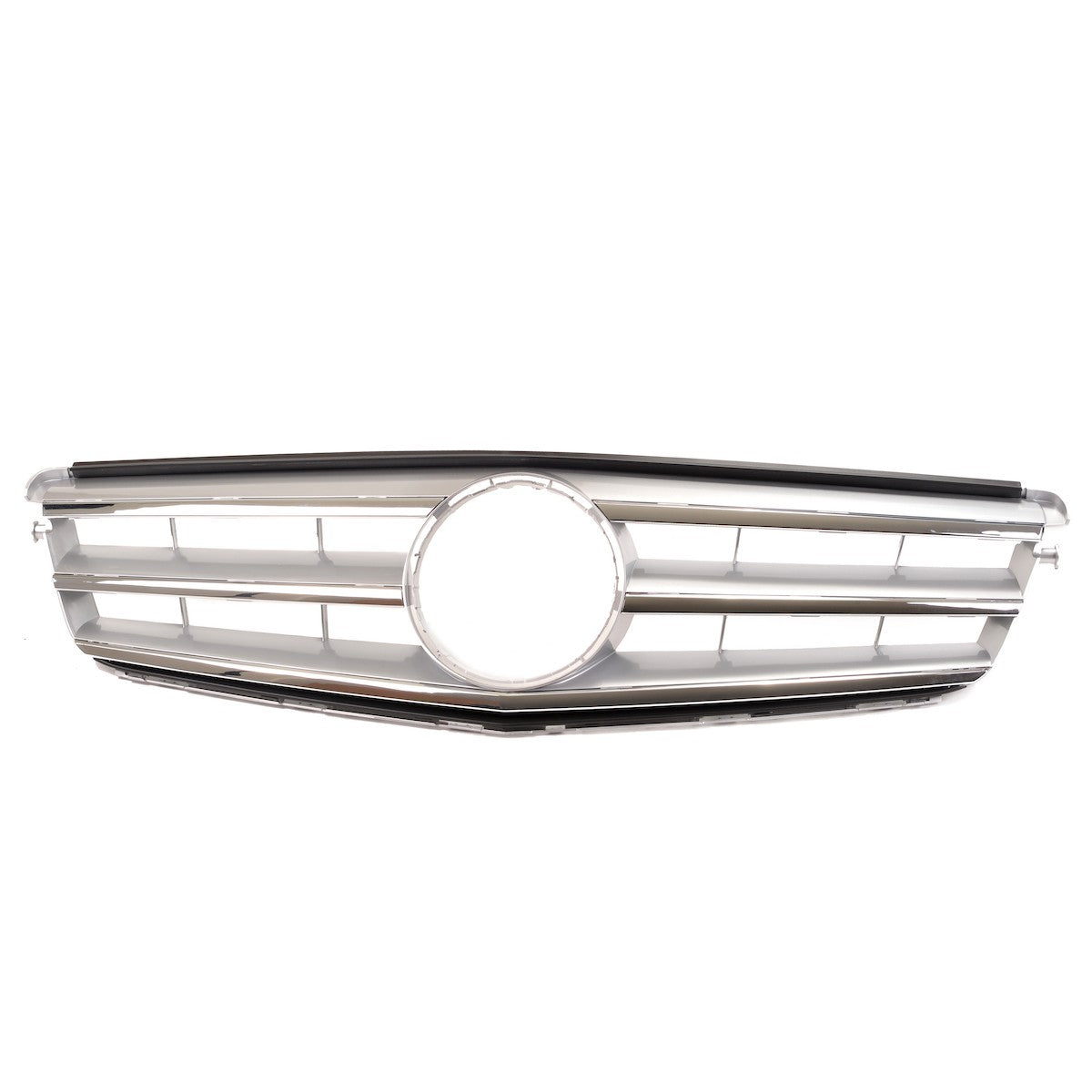 Frontgrill Chrom & Silber passend für Mercedes C-Klasse W204 2007-2015