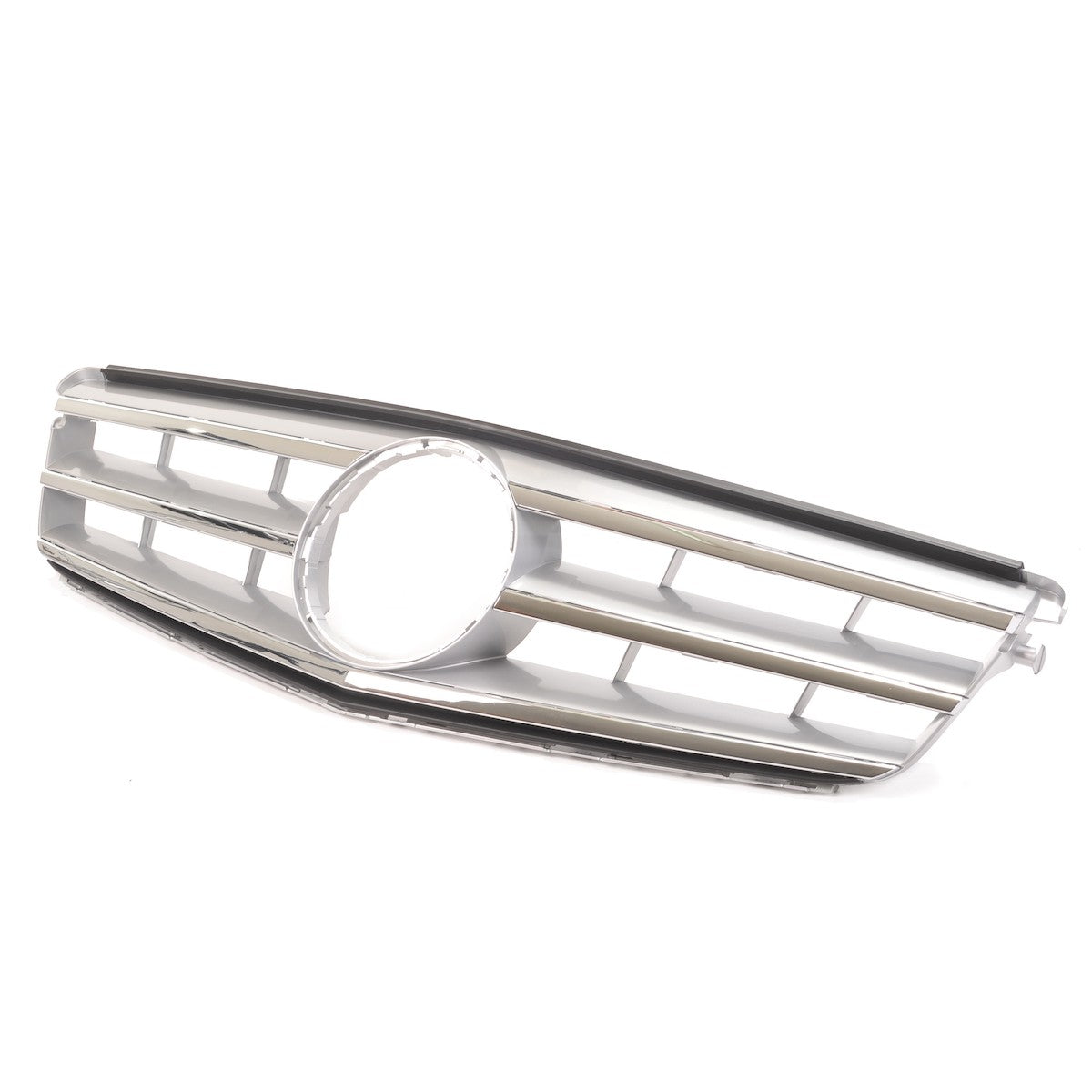 Frontgrill Chrom & Silber passend für Mercedes C-Klasse W204 2007-2015