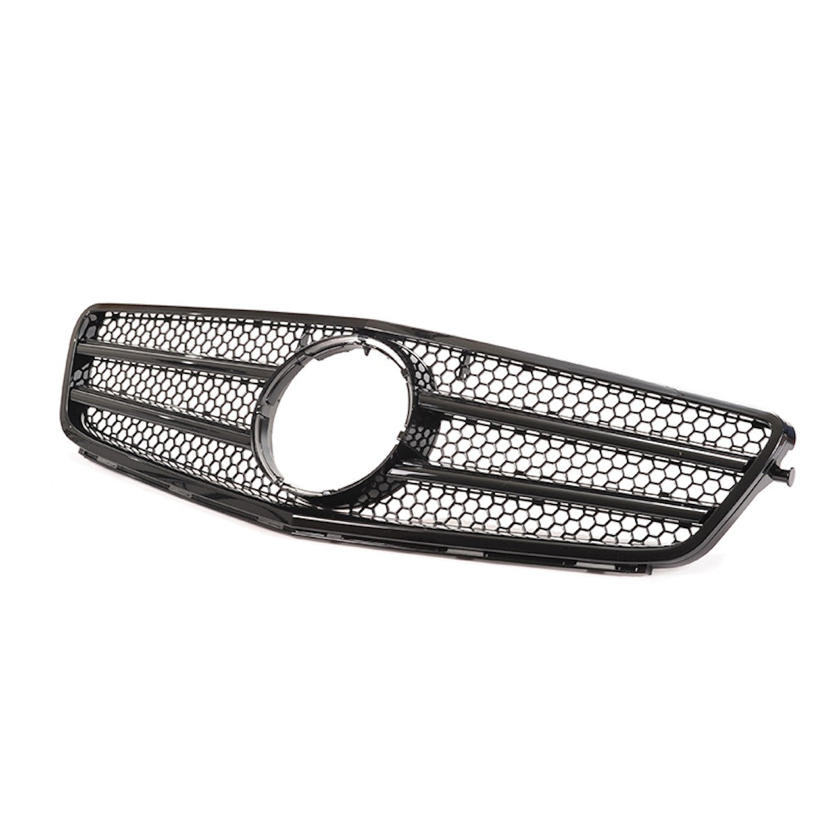 Frontgrill Hochglanz Schwarz passend für Mercedes C-Klasse W204 2007-2015