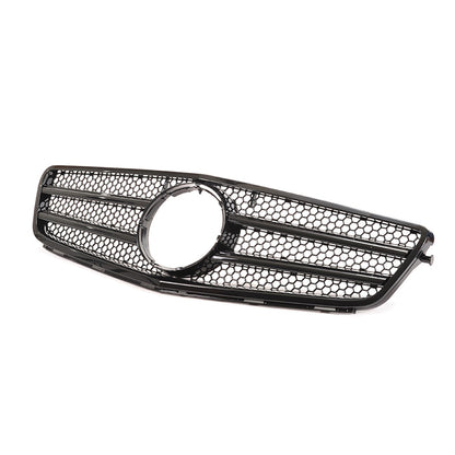 Frontgrill Hochglanz Schwarz passend für Mercedes C-Klasse W204 2007-2015