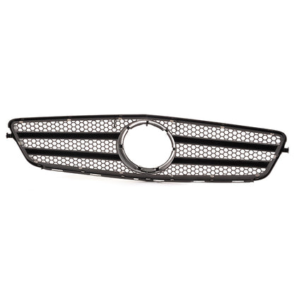 Frontgrill Hochglanz Schwarz passend für Mercedes C-Klasse W204 2007-2015