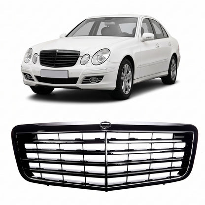 Frontgrill Schwarz passend für Mercedes E-Klasse W211 2006-2009
