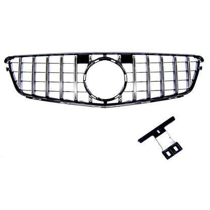 Chrom & Schwarz Frontgrill passend für Mercedes C-Klasse 2007-2015