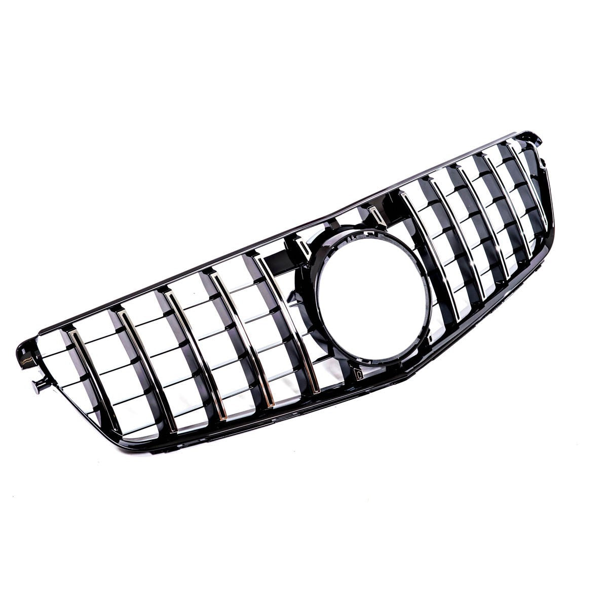 Chrom & Schwarz Frontgrill passend für Mercedes C-Klasse 2007-2015