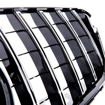Chrom & Schwarz Frontgrill passend für Mercedes C-Klasse 2007-2015