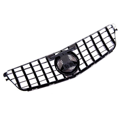 Chrom & Schwarz Frontgrill passend für Mercedes C-Klasse 2007-2015