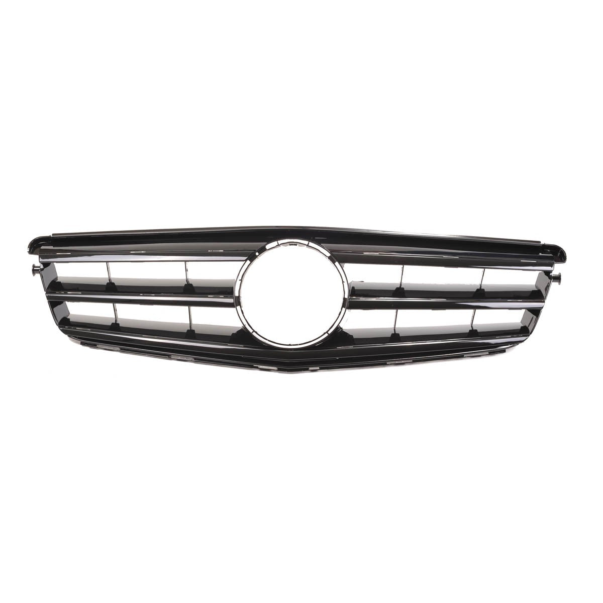 Hochglanz Schwarz A-Typ Frontgrill passend für Mercedes C-Klasse 2007-2015