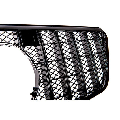 Frontgrill Panamericana GT Hochglanz Schwarz passend für Mercedes E-Klasse W212 09-13