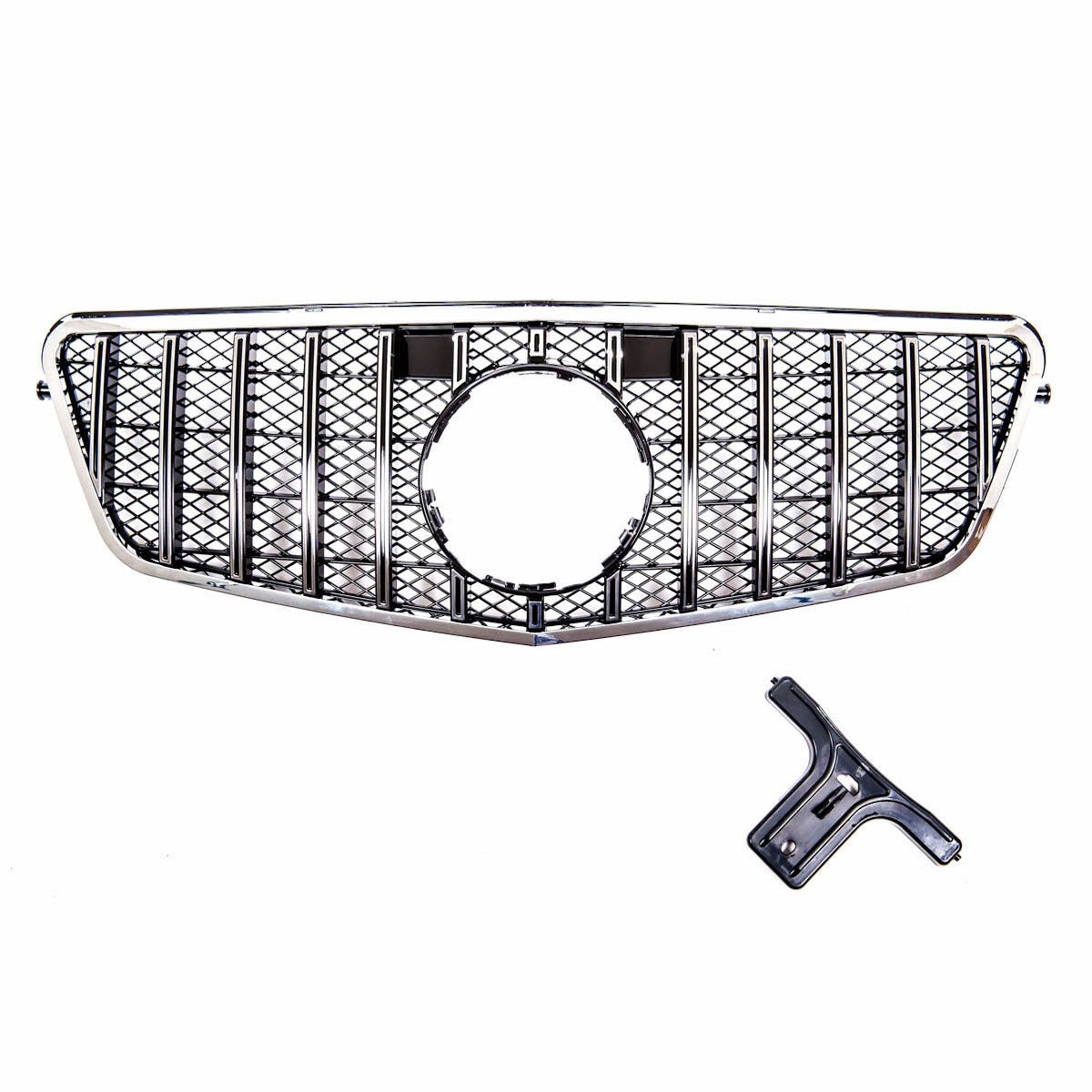 Panamericana GT Kühlergrill Chrom & Schwarz passend für Mercedes E-Klasse W212 2009-2013