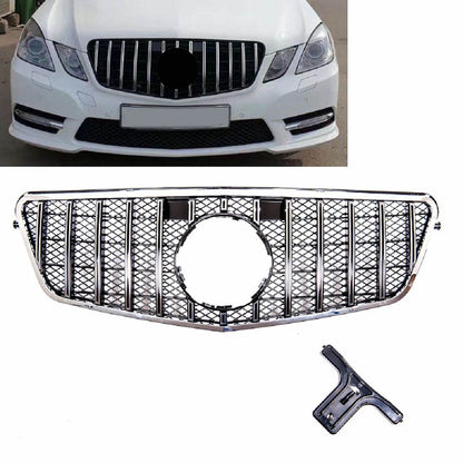 Panamericana GT Kühlergrill Chrom & Schwarz passend für Mercedes E-Klasse W212 2009-2013