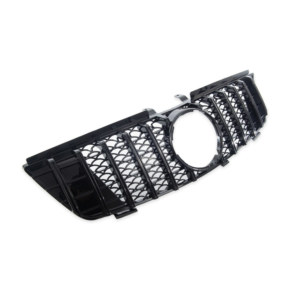 Hochglanz Schwarz Grill passend für Mercedes ML-Klasse W164 2005-2008