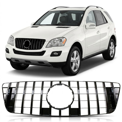 Sportgrill Hochglanz Schwarz passend für Mercedes M-Klasse W164 2009-2012