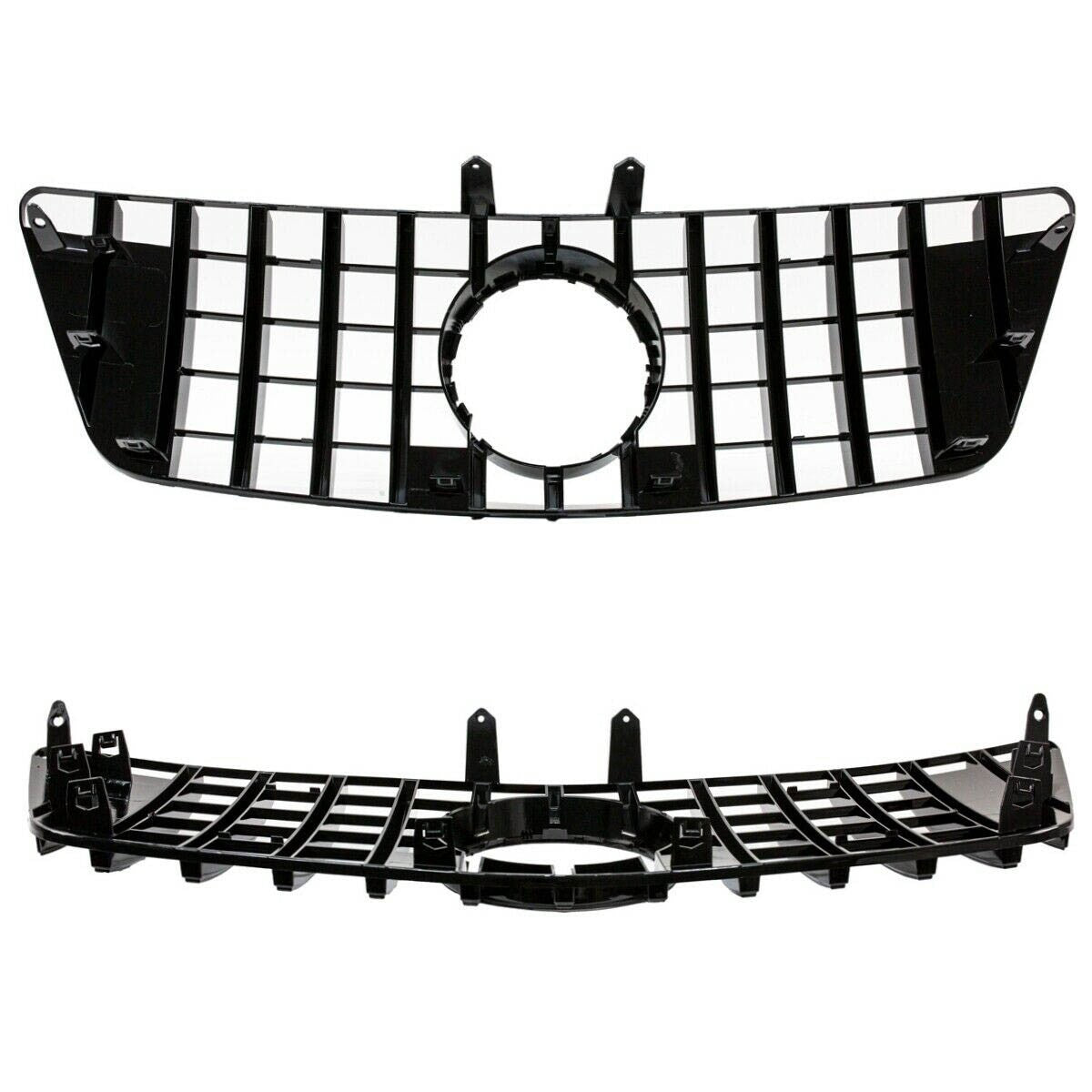 Sportgrill Hochglanz Schwarz passend für Mercedes M-Klasse W164 2009-2012