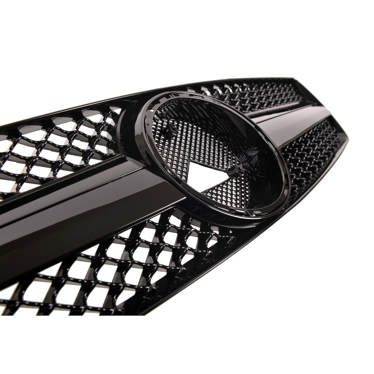 Kühlergrill Hochglanz Schwarz passend für Mercedes SL R129 1989-2001