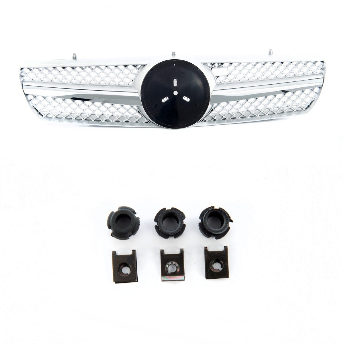 Sportgrill Chrom & Silber passend für Mercedes CL-Klasse C215 Coupé 1999-2006