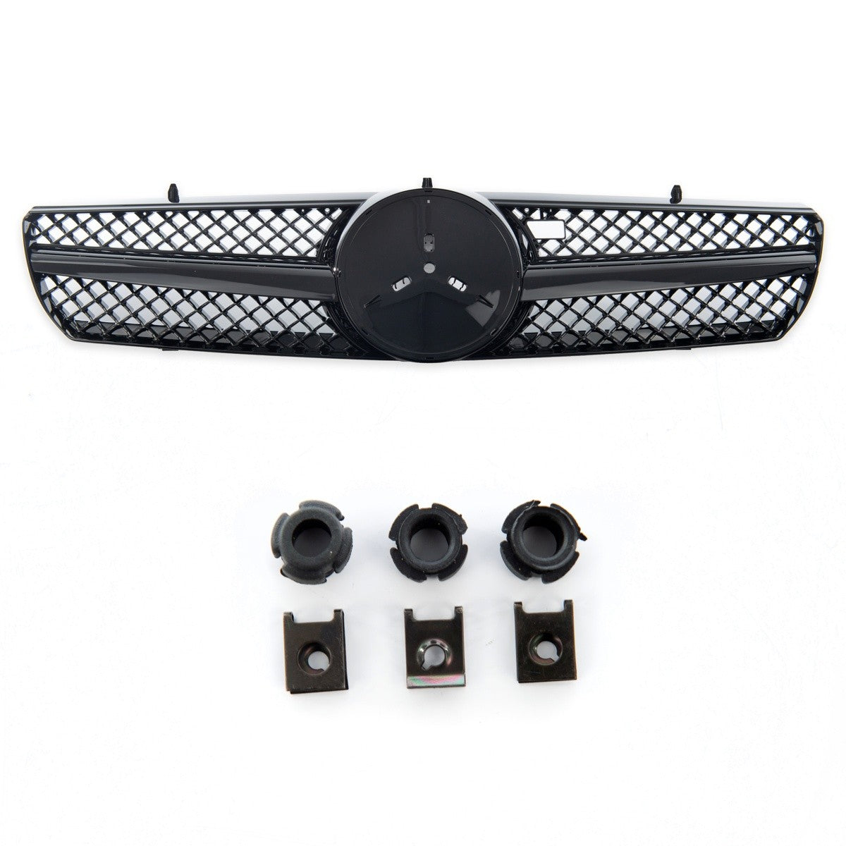 Sportgrill Hochglanz Schwarz passend für Mercedes CL-Klasse C215 Coupé 1999-2006