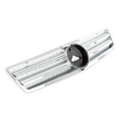 Chrom & Silber Frontgrill passend für Mercedes SL R129 1989-2001