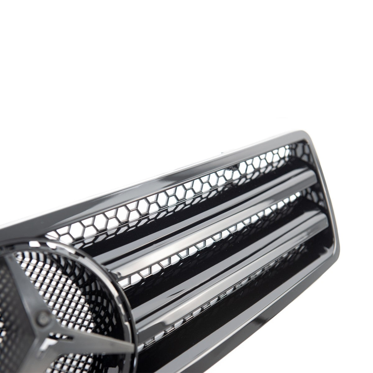Frontgrill Hochglanz Schwarz passend für Mercedes SL R129 1989-2001