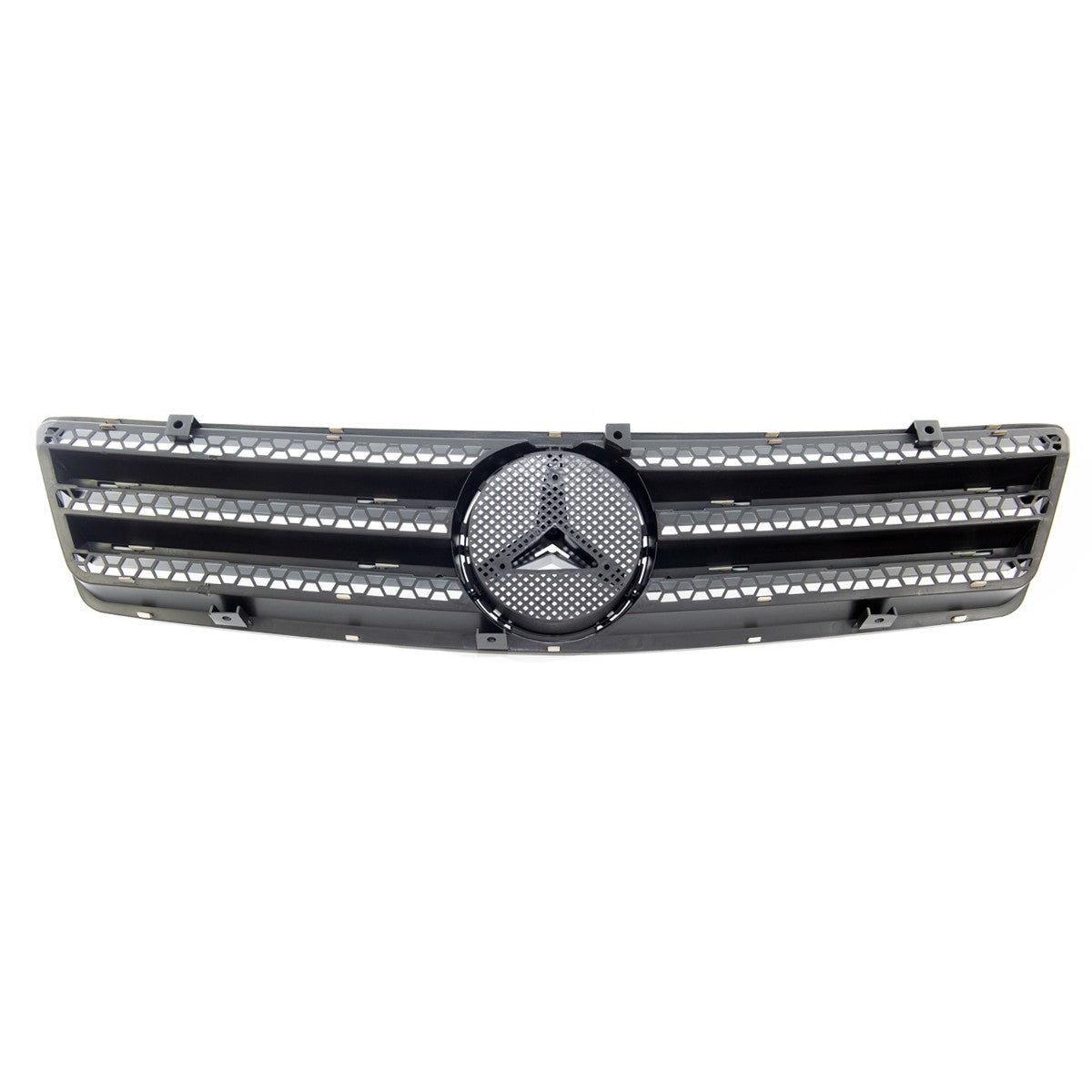 Frontgrill Hochglanz Schwarz passend für Mercedes SL R129 1989-2001