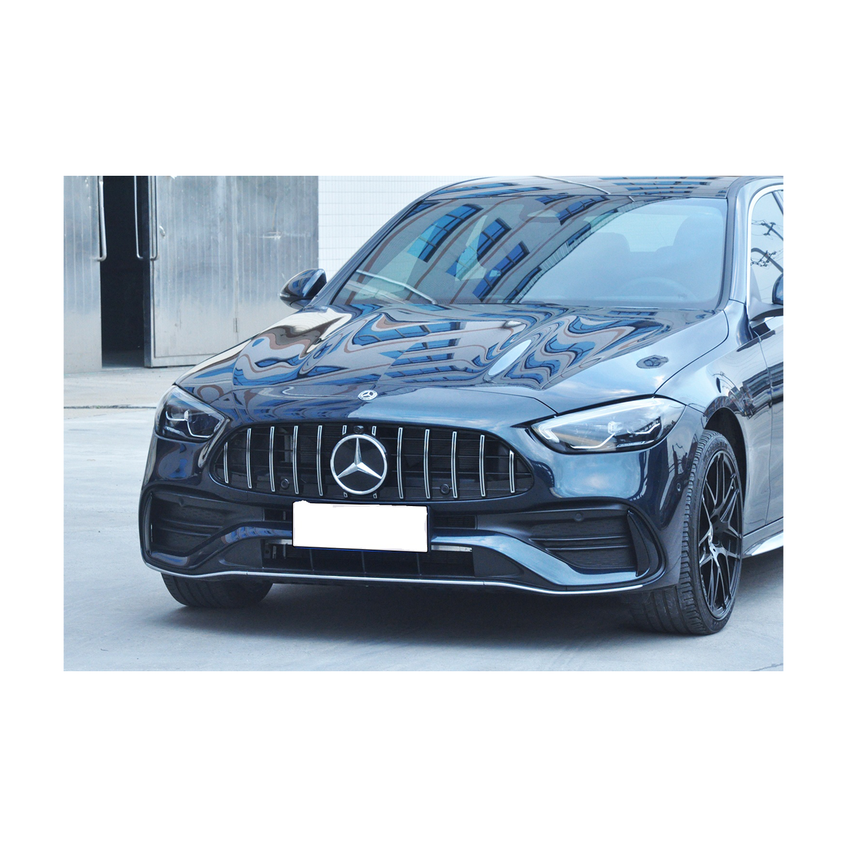 GT verchromter & schwarzer Kühlergrill passend für Mercedes C-Klasse W206 S206 2021+