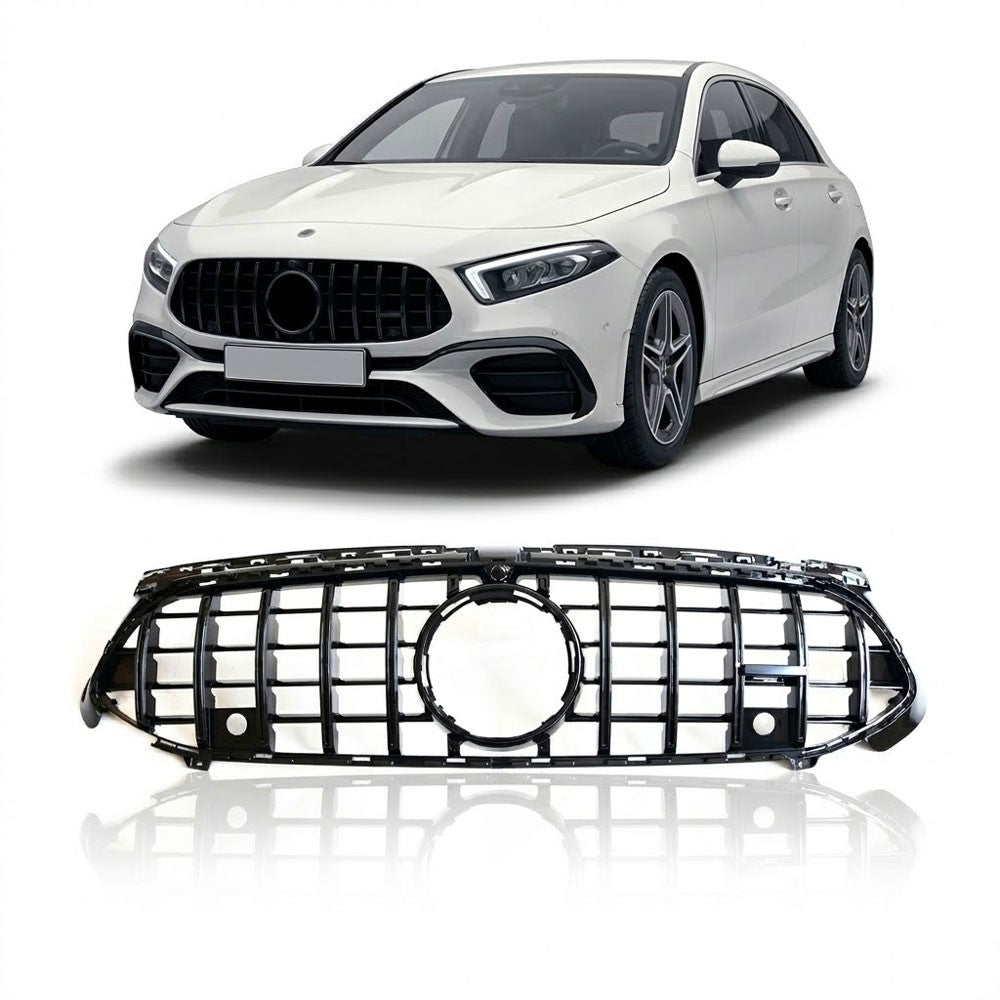 GT Grill Hochglanz Schwarz passend für Mercedes A-Klasse W177 V177 2023-