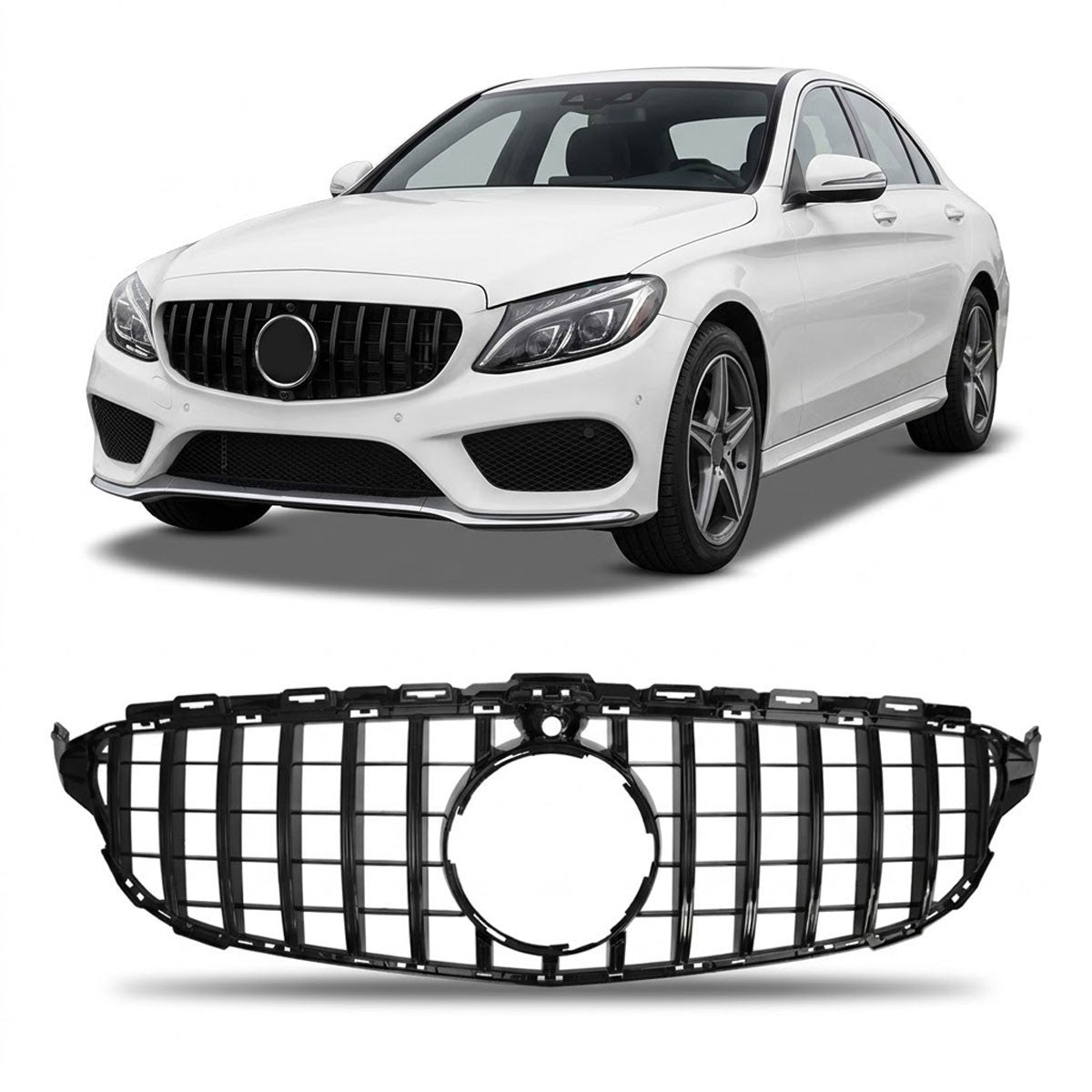 Kühlergrill Panamericana GT passend für Mercedes C-Klasse W205 2013-2018